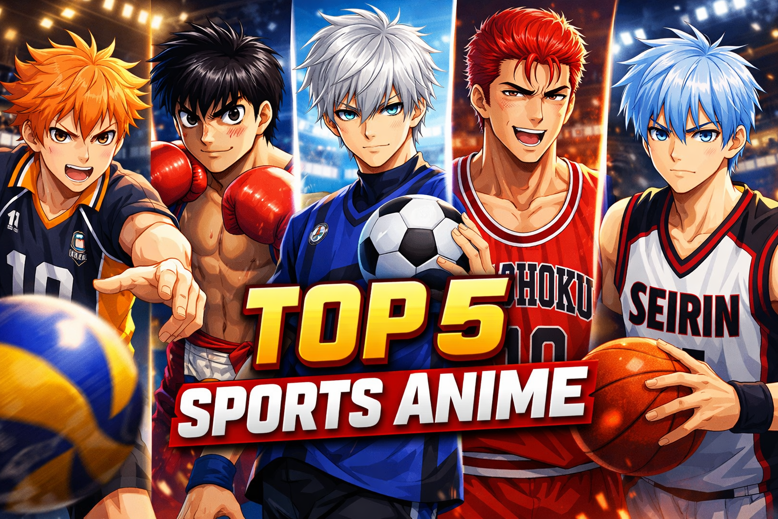 Top 5 Sports Anime