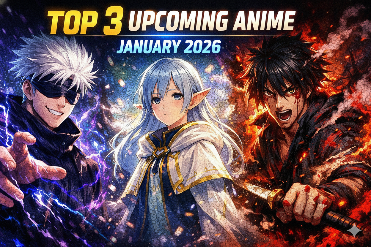Top 3 Must-Watch Upcoming Anime (Don’t Miss the Last One!) JANUARY 2026?
