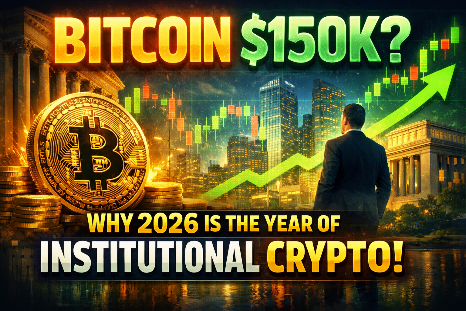 Bitcoin $150k? Why 2026 is the Year of Institutional Crypto.