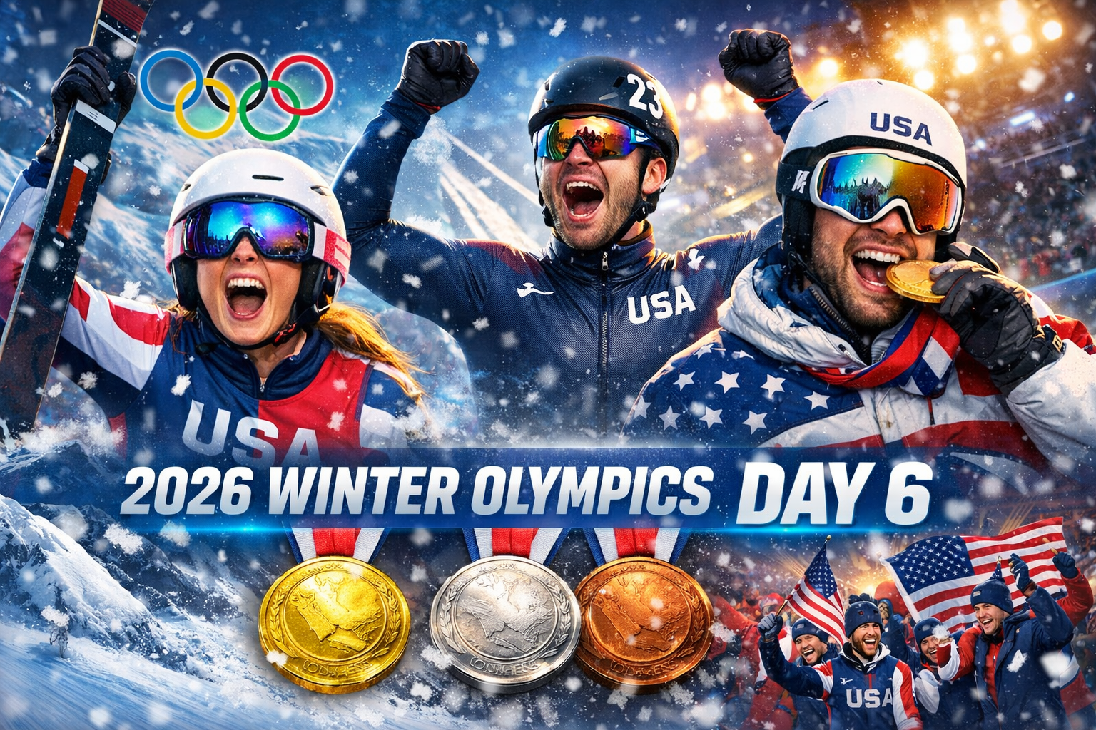 2026 Winter Olympics Day 6: Team USA’s Epic Medal Surge – Live Updates