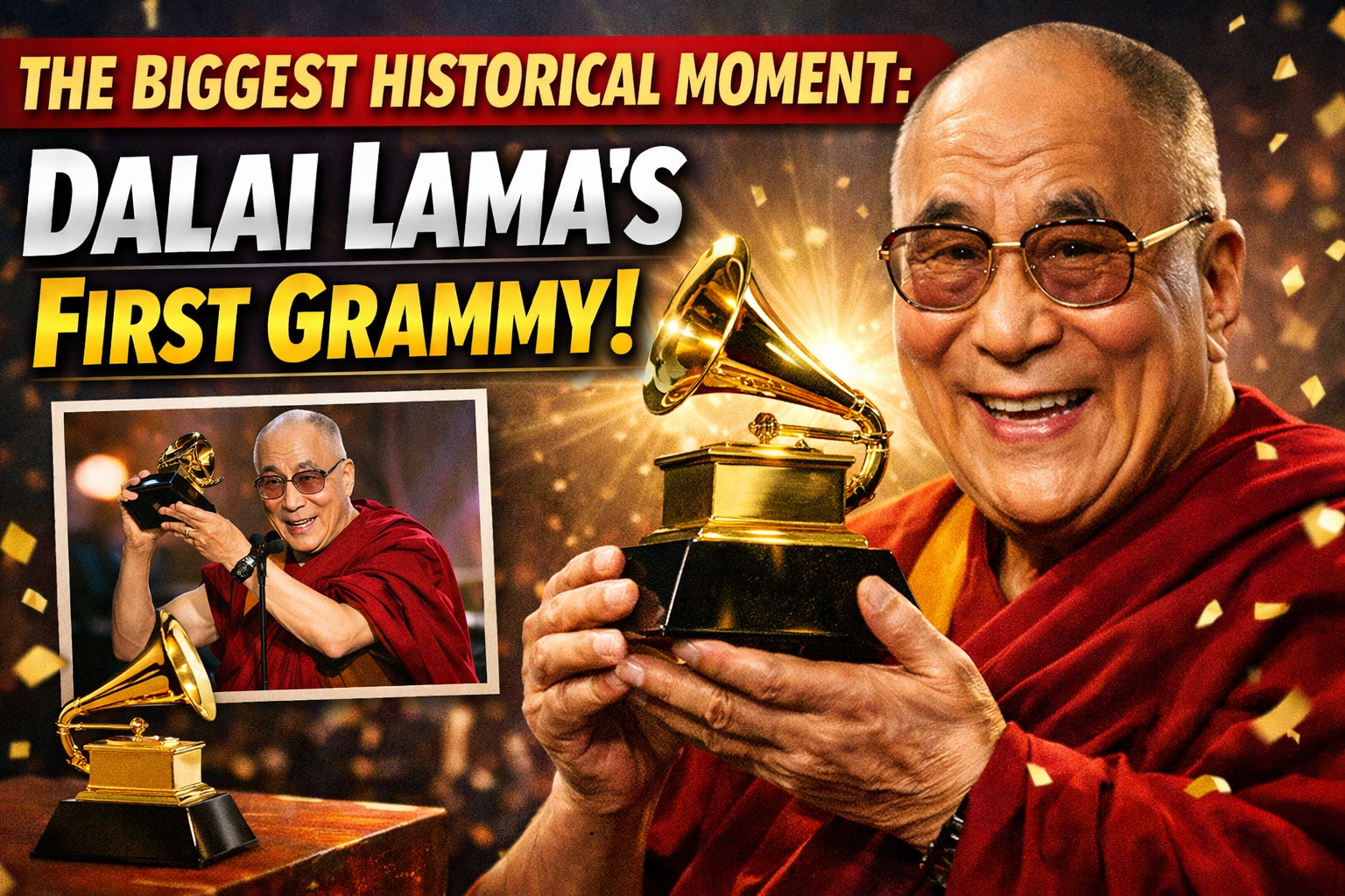 The Biggest Historical Moment: Dalai Lama’s First Grammy