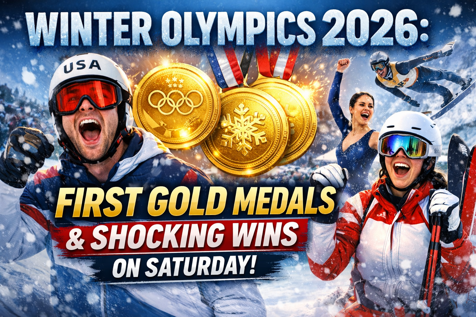 Winter Olympics 2026: First Gold Medals and Shocking Wins on Saturday!