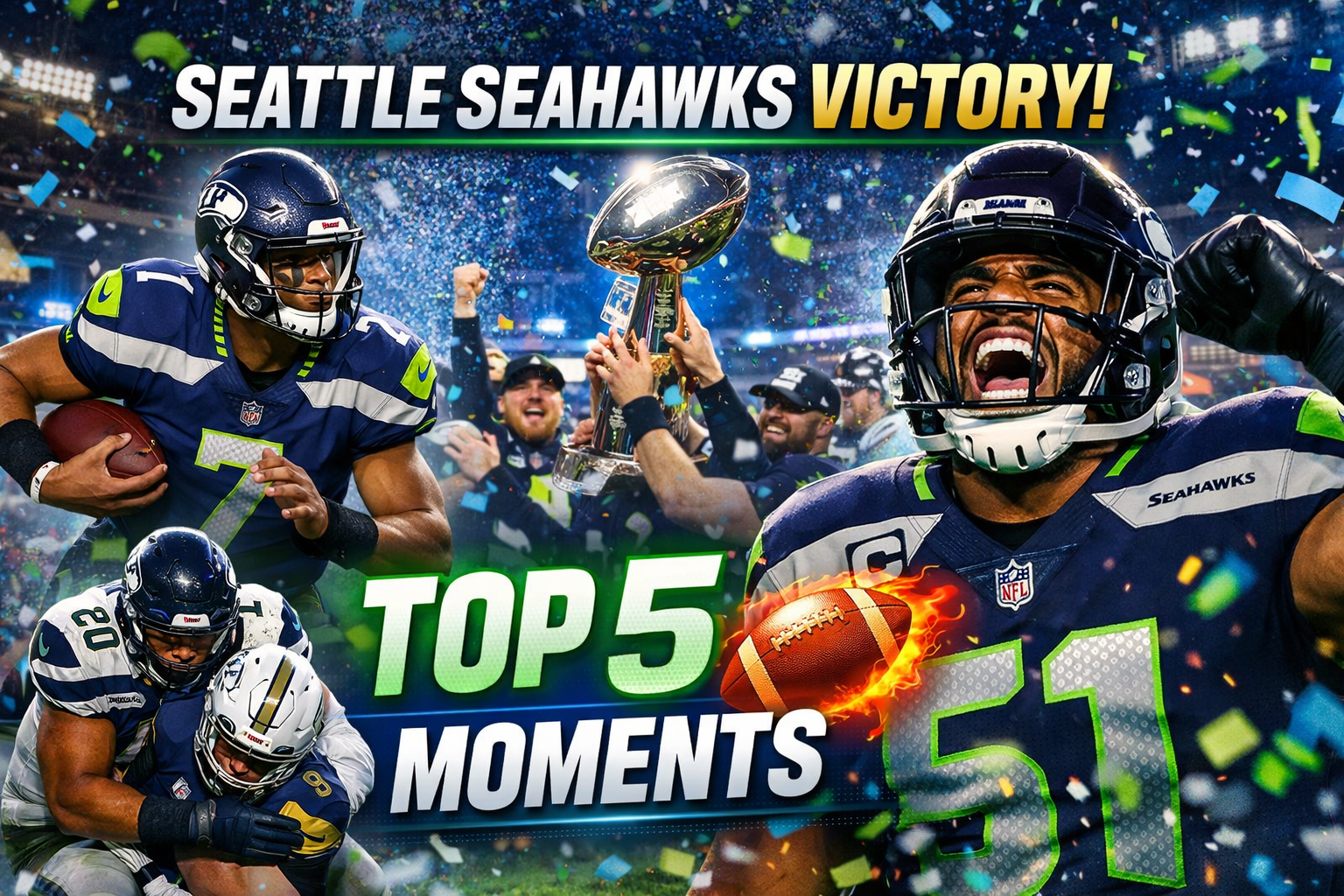 Super Bowl LX: Seattle Seahawks Victory – Top 5 Moments