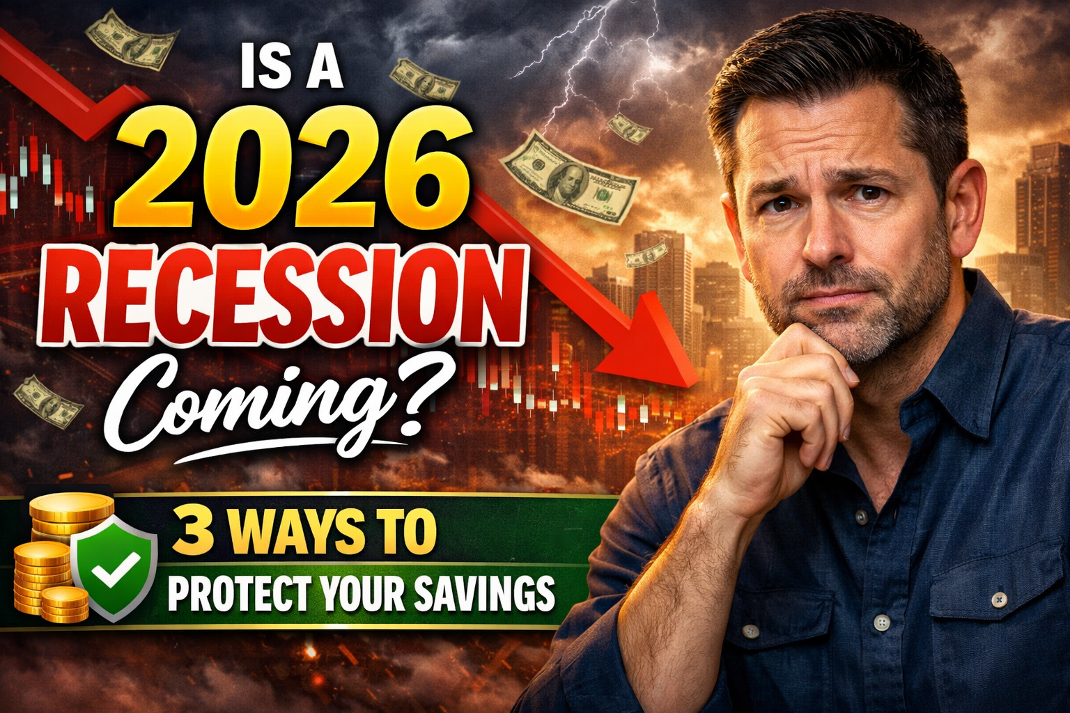 Is a 2026 Recession Coming? 3 Ways to Protect Your Savings