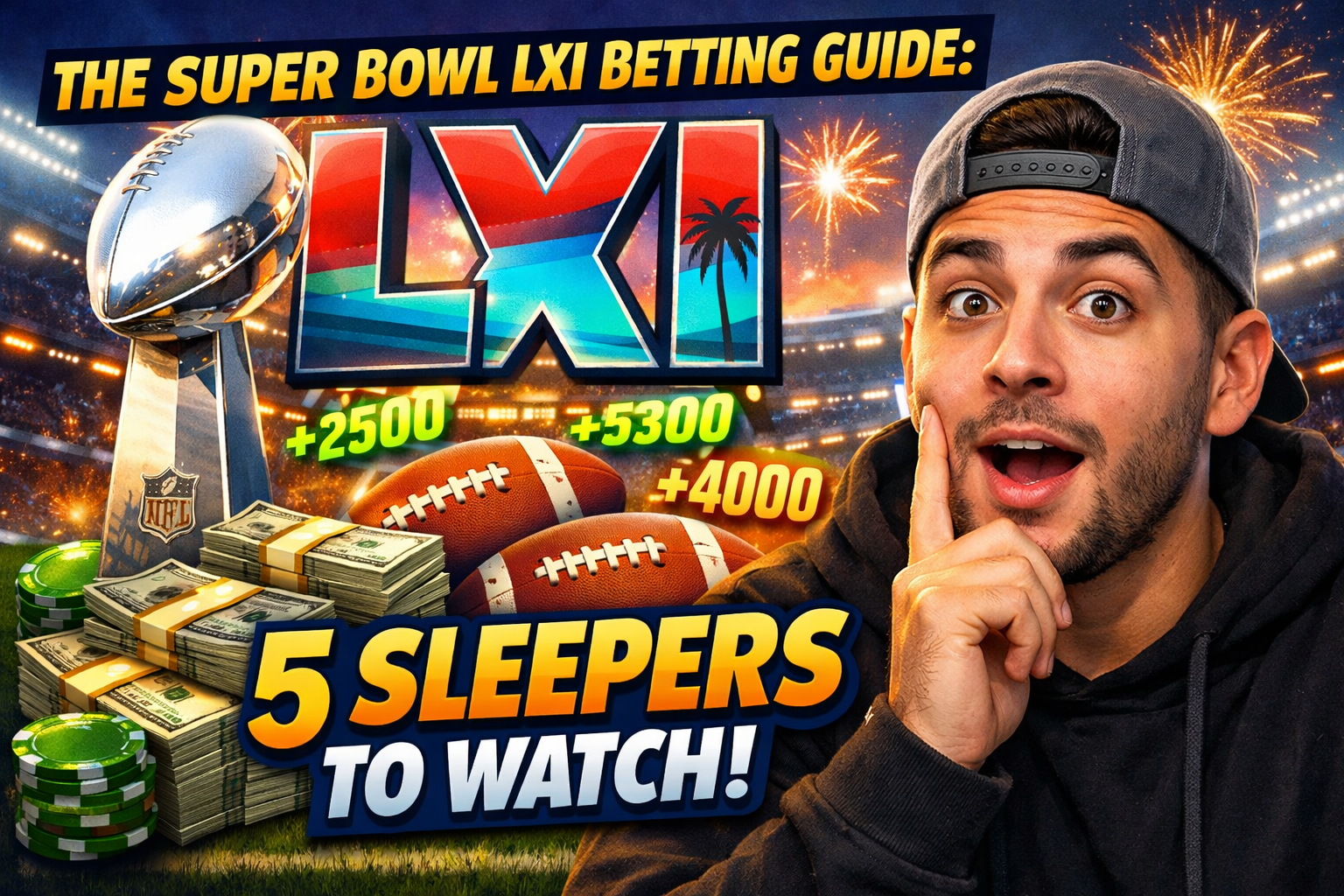 The Super Bowl LXI Betting Guide: 5 Sleepers to Watch